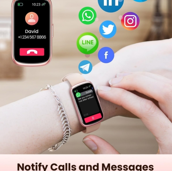 Fitness Tracker- Smart Watches for Women Men with 24/7 Heart Rate Monitor O2.Fi